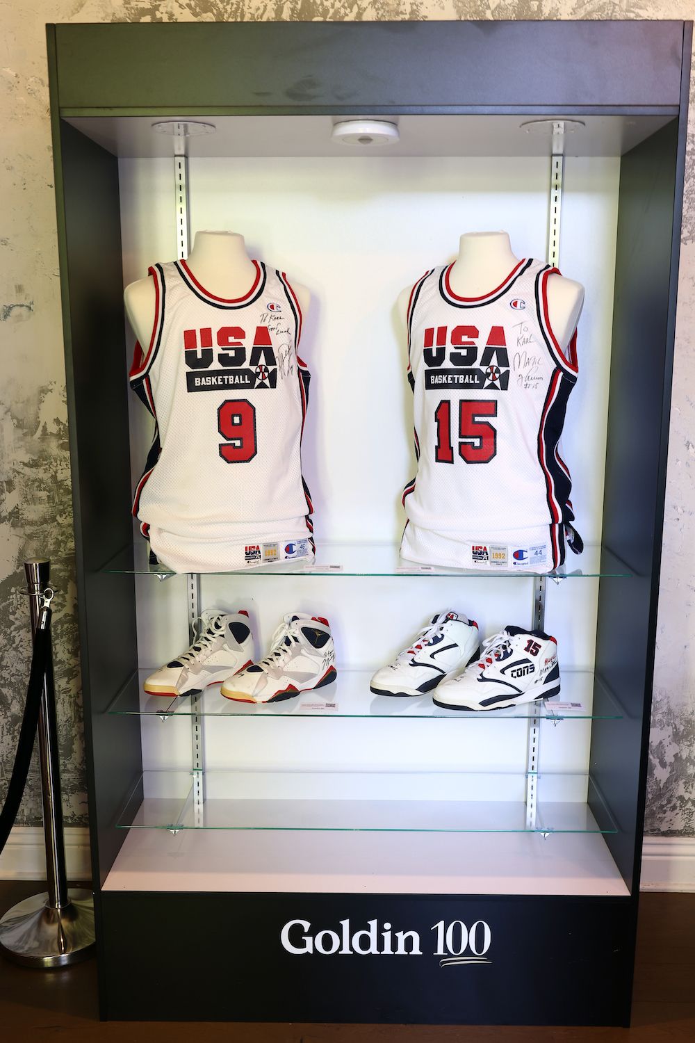 Michael Jordan's Flu Game shoes, Dream Team jerseys, and more sports memorbilia treasures